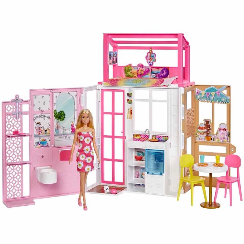 Conjunto Cenário E Boneca - Barbie - Casa Glam 360 - Mattel - WebContinental